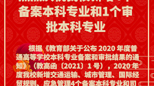 热烈庆祝beat365新增4个备案本科专业和1个审批本科专业
