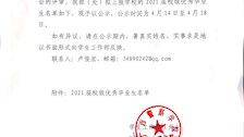 beat365亚洲体育官方网站关于2021届校级优秀优秀毕业生名单的公示